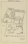 214230 Plattegrond van het 9e Kwartier (wijk D-E) te Utrecht, het terrein tussen de Oudegracht / Stroosteeg / ...